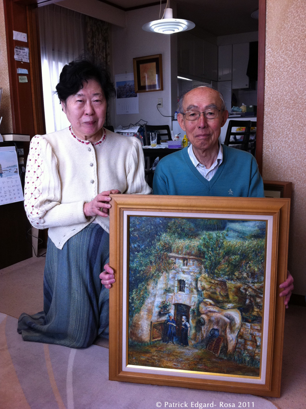 Une peintre japonaise à Saint-Georges-des-Sept-Voies